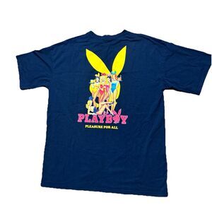 Playboy Pleasure For All Bunny Graphic T Shirt Size Mens size XL